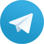 Telegram isotype 150 px